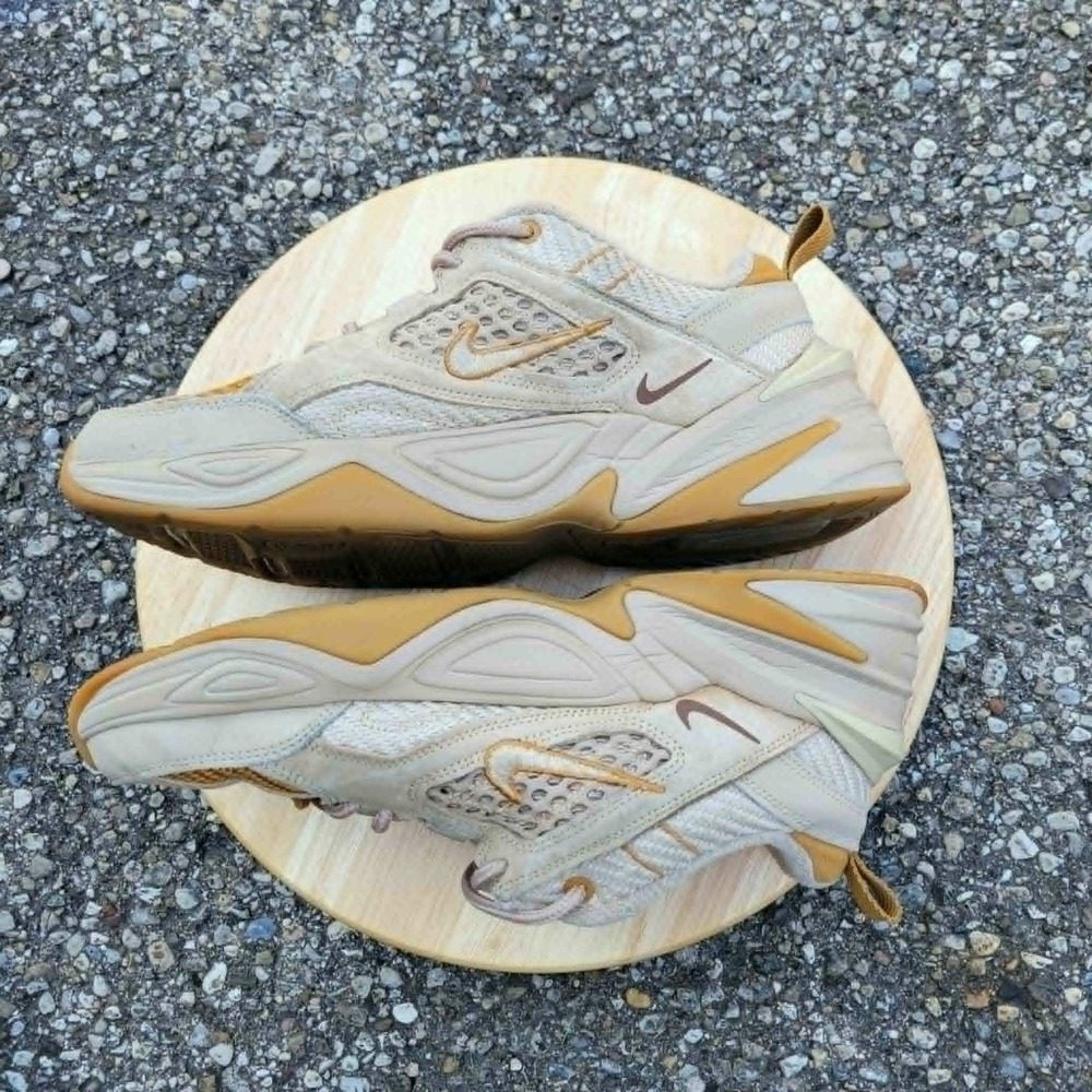 Nike M2K Tekno Shoes Mens Size 8.5 SP Linen Wheat Chunky Streetwear BV0074-200 - Picture 3 of 16
